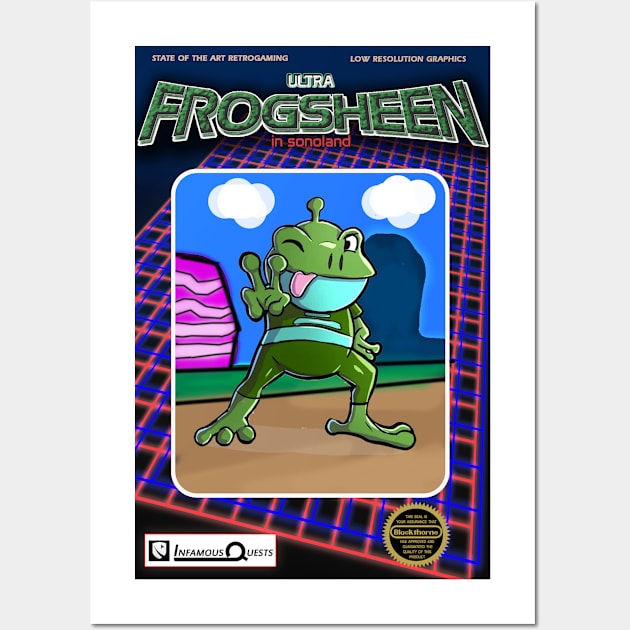 Frogsheen Capcom-Style Box Wall Art by Infamous_Quests